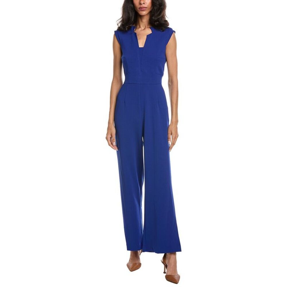 Tahari Asl Womens Jumpsuit, Blue